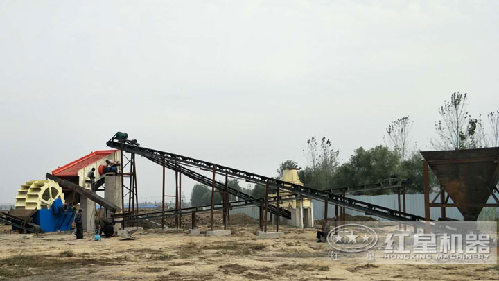 制砂生產線實拍圖，還有多種配置可以選擇