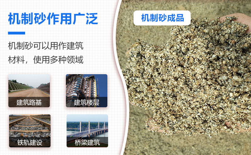 機制砂品級越來越高，用途也越來越廣泛